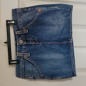 True Religion Jean Skirt